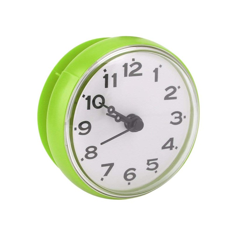 Yosoo Waterproof Shower Clock with Suction Cup Round Face Arabic
