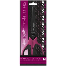 Ashton and Wright - Titanium HD - Heavy Duty Scissors for Office, Home, Kitchen, and Craft - 210mm / 8” - Titanium Coated Blades (Purple, Left Handed)