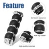CADUFUELLY Pair of Motorcycle Hand Grips, 1" Universal Non-Slip Handlebar