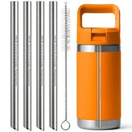 Metal Straw Replacement for Yeti Rambler Jr. Kids 12oz Bottle