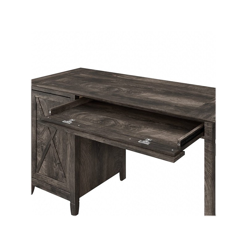 Bush Furniture Key West Computer Desk with Keyboard Tray and