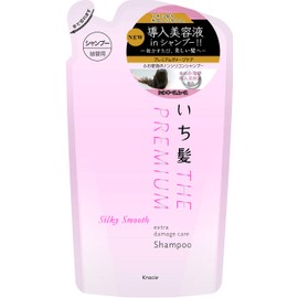 Ichikami The Premium Extra Damage Care Shampoo (Silky Smooth), Refill, 11.8 fl oz (340 ml)