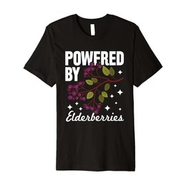 Elderberry Fan - powered by elderberries Premium T-Shirt