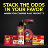 Raid Double Control Small Roach Baits, Child Resistant, For Indoor