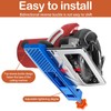 Precision Cutting & Milling Guide - Adjustable Base & Edge