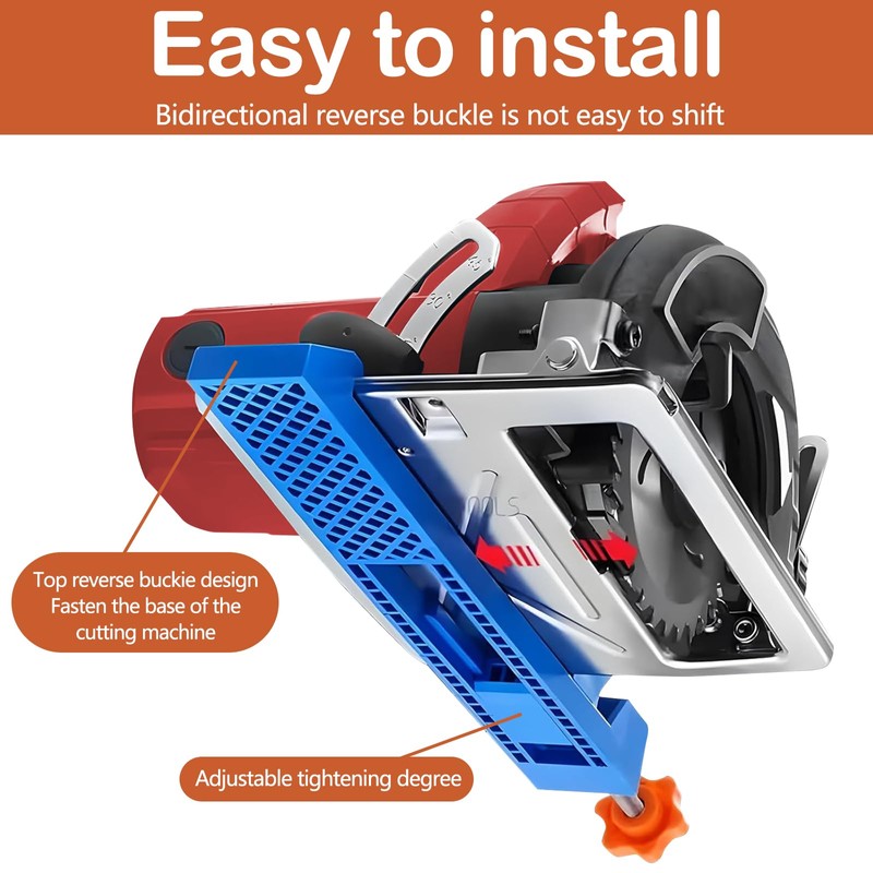 Precision Cutting & Milling Guide - Adjustable Base & Edge