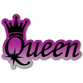Queen Vinyl Sticker - Car Phone Helmet - Select Size