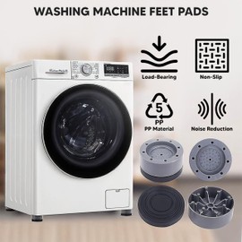 6 PCS Anti Vibration Pads For Washing Machine Vibration Pads Anti Vibration Pad, Washing Machine Shock Absorber, Non-slip Fixed Machine rubber feet pad