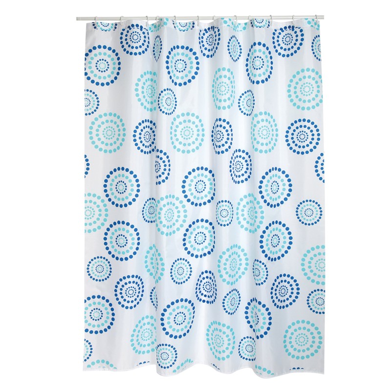 MSV Shower Curtain, Blue, Unique