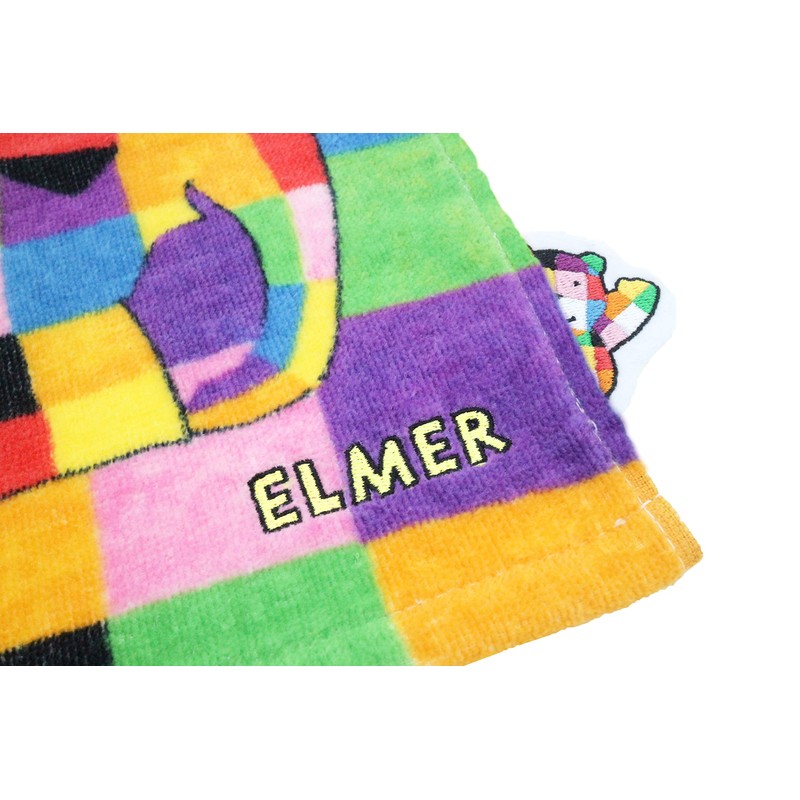 Marushin 5565000300 Elmer the Elephant Face Towel, Elmer and the