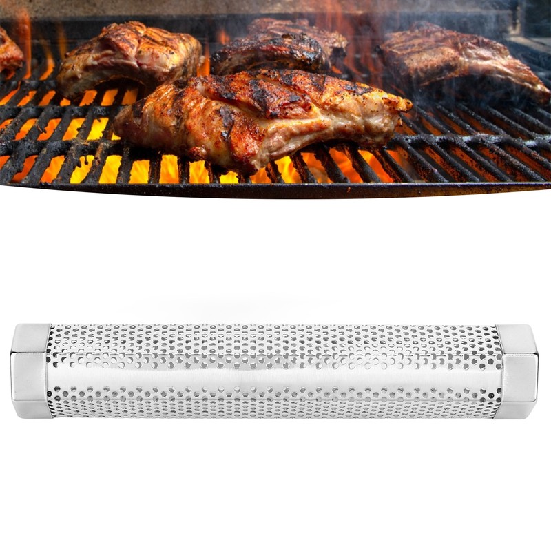 12 Inch Smoker Tube Rhombus Stainless Steel Pellet Smoker Tube