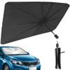 Car Parasol, Foldable Car Sun Shade, 130 x 65 cm,