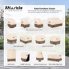 ANartcle 2-Seater Patio Loveseat Cover,58W x 32.5D x 31H Inches