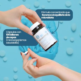 Probióticos 100 Billones Ufc Cepas Lactobacillus Bifidobacterium Cápsulas Suplemento Microbiota Flora Intestinal Refrigeración