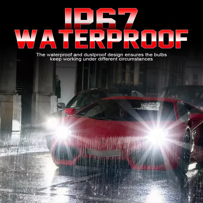 CHUSYYRAY 4x H1 H11B LED Combo Bulbs Headlight High-Low Beam