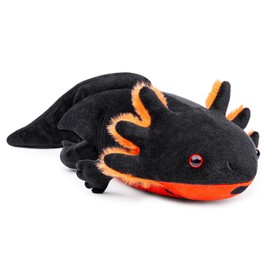 Tiny Heart Axolotl Soft Toy Plush Toy 51 cm/20 Inch Realistic Axolotl Plush Toy Beautiful Animal Cute and Soft Gifts Plush Axolotl for Children Boys and Girls Axolotl Toy Orange