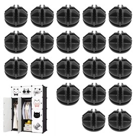 Girihe 20 PCS Wire Cube Storage, Storage Cube Connectors Wire Cubee Storagge Shelves Cubes Cubes Storagge Connectors, Wirre Grid Storagee Accessories for Closet Storagee Organizer