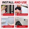 Car Edge Protection Strip, 5 m Transparent U-shaped Car Door