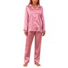 YIMANIE Womens Pajamas Silk Satin Pajama Sets for Women Soft