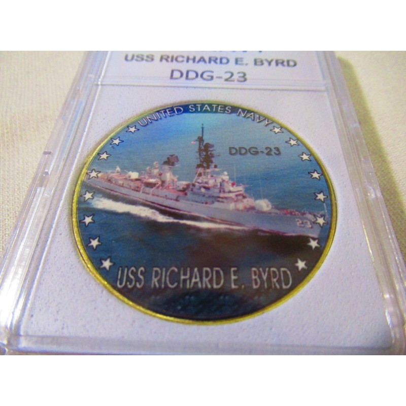 US NAVY - USS RICHARD E. BYRD (DDG-23) Challenge Coin