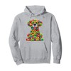 Fruit Loops Cat Fun Pullover Hoodie, gray