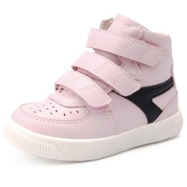 Orthopedic Shoes for Kids and Toddlers with Arch and Ankle Support,Correct and Prevent Flat Feet and Foot Varus/Valgus Pink