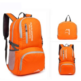 Crenze 35L/45L Lightweight Foldable Backpack Travel Hiking Daypack, Men Women Durable Handy Waterproof Rucksack for Camping Mountaineering Walking Cycling Climbing