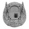 6Pcs Solar Powered LED Spot Lamp Resin Stone Lamp Warm