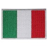 Italy Flag Logo Patch Embroidered Applique Italy Country Flag Iron