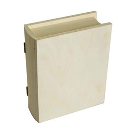 Artemio 14001643 Wooden Book Box, Beige