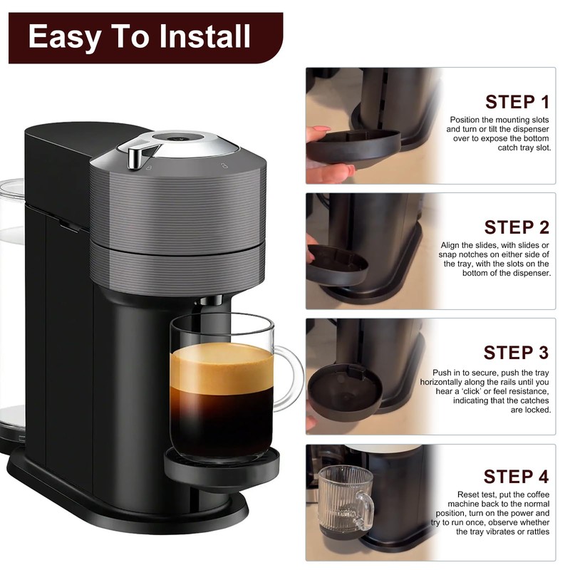 Coffee Machine Drip Tray Replacement MS-624960, Espresso Grinder Tray Repalacement