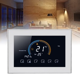 Smart Thermostat, Smart Programmable Thermostats Programmable Thermostat Voice APP Control Room Thermostat with LCD for Home AC 95240V