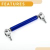 Partuto 2pcs 7.5cm/2.95in Car Splitter Support Rods Adjustable Front Rear