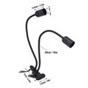 Table Lamp Holder E27/E26 Black Double Headed 360 Degree Adjustable