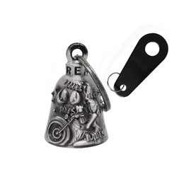 Colorful Motorcycle Bell with Hanger for Biker, Good Luck Biker Bells & Motorcycle Accessories, Key Chain for Luck