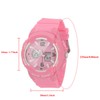 SMAEL Waterproof Digital Analog Dual Display Watch Round Electronic Quartz
