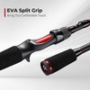 Piscifun® Torrent Casting Rod Two Pieces - Color: Torrent-Medium-6'9"