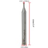Rannb End Mill Cutter 1/16" Cutting Dia 1/4" Shank Dia