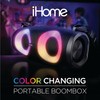 iHome Bluetooth Speaker Boombox with FM Radio and Color Changing