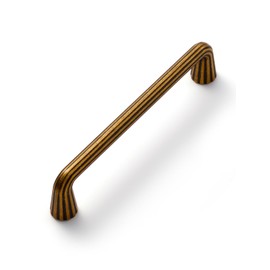 JIASENBAO 5 Pack Antique Brass Cabinet Pulls 5" Hole Center Vintage Drawer Pulls Bathroom Dresser Handles Hardware Zinc Alloy