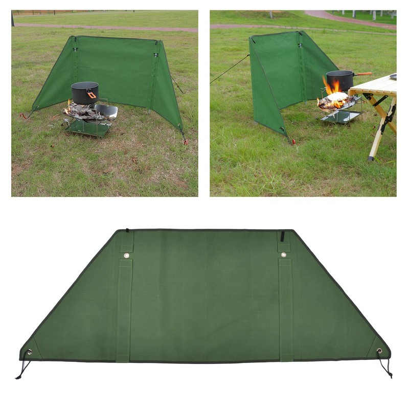 Topyond Camping Windscreen, Stove Windscreen - Foldable Stove Windscreen with