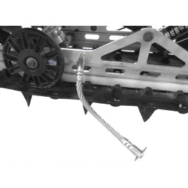 BTL DESIGNS 2000 XCF Edge Polaris HI-ROLLER ICE SCRATCHERS PAIR 1401-HR