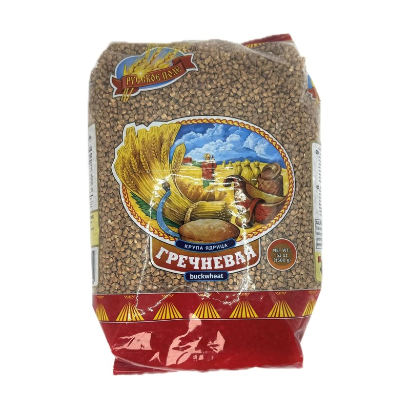 Russkoe Pole Buckwheat Groats, 53 oz (Pack of 2)