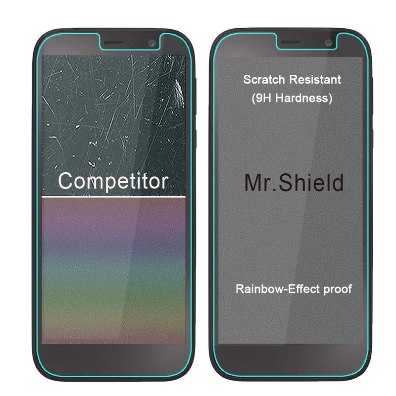 Mr.Shield [3-Pack] Designed For Tracfone BLU View 2 [Tempered Glass]