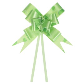 M METERXITY 100 Pack Gift Pull Bows - Basket Gift Wrap Bow Rose Pattern Christmas Bows Gifts Bow Bulk Apply to Birthday Party (3.3inch Purple)