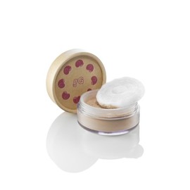 geoGiRL 2BH (To Be Honest) Mineral Powder and Puff, Deep, 1 Count