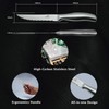 HENSOMG Steak Knife Set with Hollow Handle 9pcs,8 Pcs Steak
