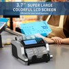 PONNOR Money Counter Machine with Value Count, UV/MG/IR/MT/DD Counterfeit Bill