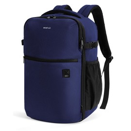 ECOHUB for Ryanair Cabin Bags 40x20x25, Underseat Travel Backpack with Anti-theft Pocket, Cabin Size Carry on Bag for Airplanes, Water-resistant Hand Luggage Bag with Laptop Compartment, 20L-Dark Blue