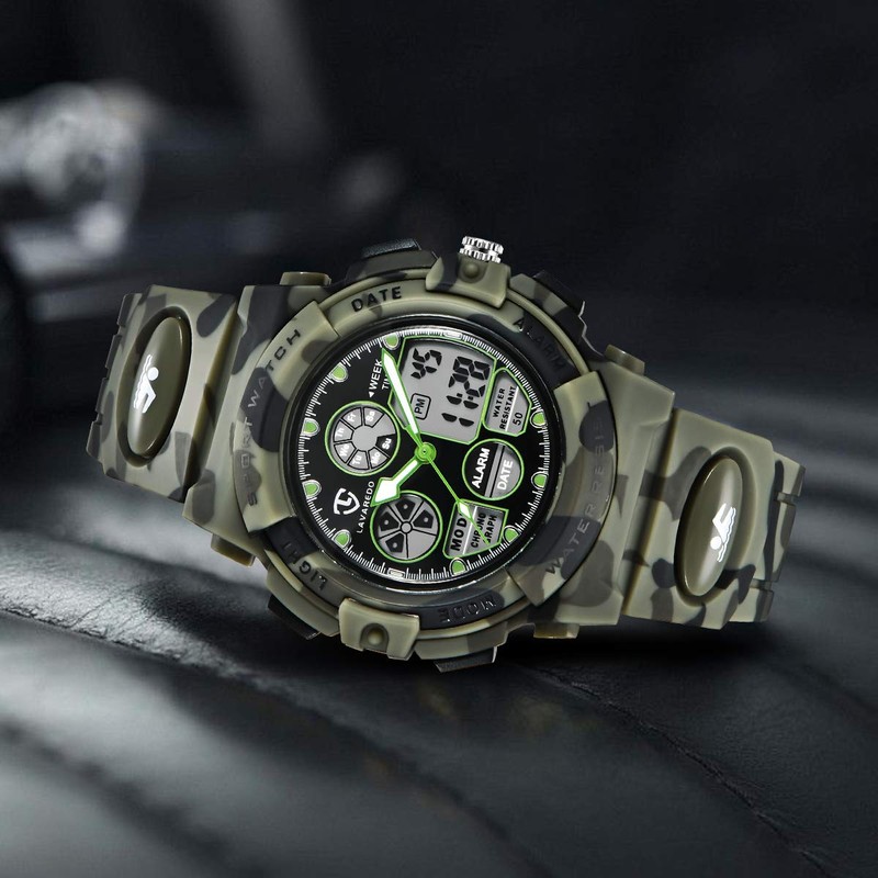 Watch Kid's Watches Boys Analog Digital Quartz Sport Electronic Military